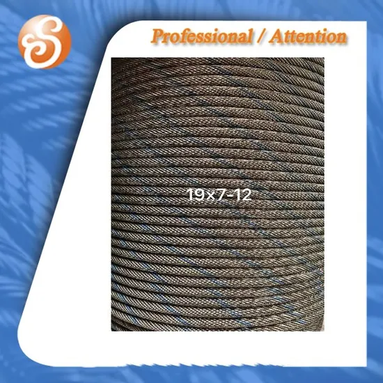Steel Cable Plastic Covered PVC Coated Stainless Steel Wire Rope 