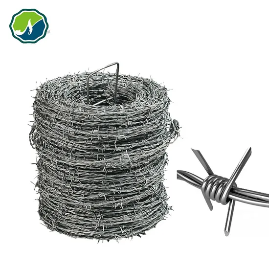 Factory Hot Dipped Galvanized PVC Stainless Steel Barbed Wire Razor Fencing Wire Price 