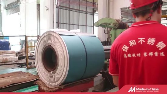 PVD Colors Blue/Gold/Rosegold/Green Decorative Stainless Steel Sheet 8K Mirror No. 4 Hairline 